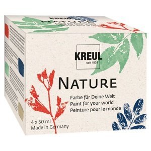 Sada přírodních ekologických barev NATURE KREUL / 4 ks (Nature barvy)