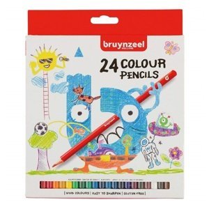 Barevné tužky pro děti Bruynzeel Holland / 24 ks (dětské barvičky)