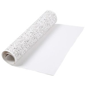 Papier z umelej kože - white and black (kožený papír vhodný na dotvoření)