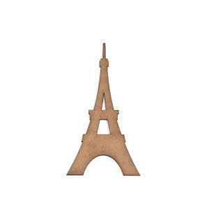 MDF výřez - Eiffelovka - 18 x 10 cm (dekorace z MDF)