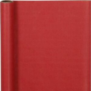 Balící papír | červená 50 cm x 5 m (balící papír vánoční)