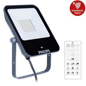 Reflektor LED s čidlem Philips Ledinaire, 3000K, 50W, IP65