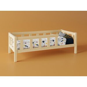 ELIS DESIGN Dětská postel se zábranou (plůtkem) - na nožkách rozměr lůžka: 100 x 180 cm, šuplík, nožičky: s nožičkami, bez šuplíku