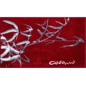 GRUND Koupelnová předložka Colani 23 červená Rozměr: 60x100 cm