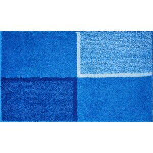 GRUND Koupelnová předložka DIVISO modrá Rozměr: 70x120 cm