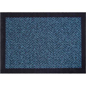 GRUND Rohožka do domácnosti HERRINGBONE modrá Rozměr: 60x85 cm