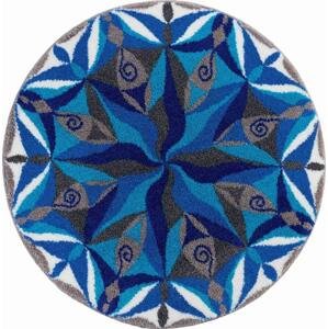 GRUND Mandala předložka PLYNUTÍ modrá Rozměr: ø 80 cm