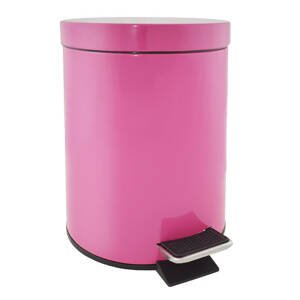 SEPIO Odpadkový koš s pedálem 3 l. růžový 17x17x26 cm