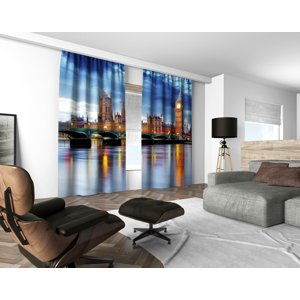 3D dekorační závěs 116 LONDON 2x160x250 cm set 2 kusy MyBestHome