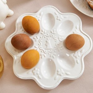 Velikonoční talíř na vejce | ADELIA | bílý | 23 cm | ES23 965238