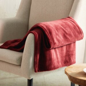 Mikrovláknová deka | ROTE | červená | 150x200 cm | 856872 Homla