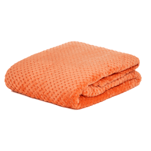 Mikrovláknová deka - pléd | NOAH | vzor rýžové zrno coral | 130x170 | 878416 Homla