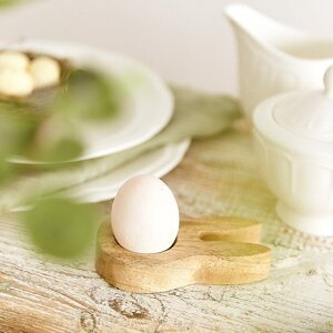 Podnos na vajíčko| TERNI | dřevěný podnos na vejce s oušky | 2x11 cm | 879277 Homla