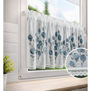 Dekorační krátká vitrážová záclona do kuchyně AMANDA 60x150 cm MyBestHome