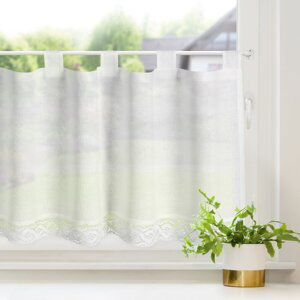 Dekorační krátká vitrážová záclona do kuchyně NEDA 60x150 cm MyBestHome