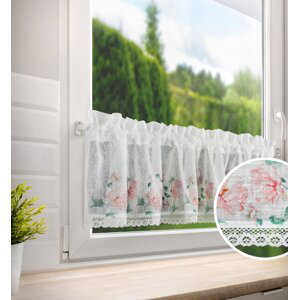 Dekorační krátká vitrážová záclona do kuchyně RIMA 30x150 cm MyBestHome