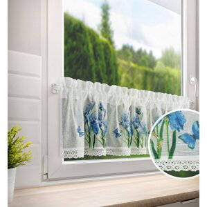 Dekorační krátká vitrážová záclona do kuchyně ASTA 30x150 cm MyBestHome