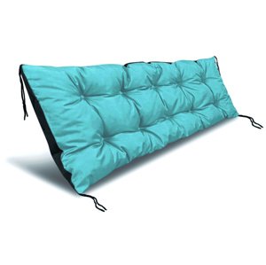 Prošívané sezení na lavici WILSON color 51 tyrkysová různé rozměry, polstr na zahradní lavici - sedák Mybesthome Rozměr: 120x40 cm