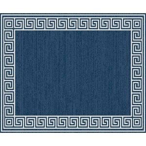 Venkovní vzorovaný koberec PANAMA 3153 modrá 120x170 cm, 160x230 cm Mybesthome Rozměr: 160x230 cm