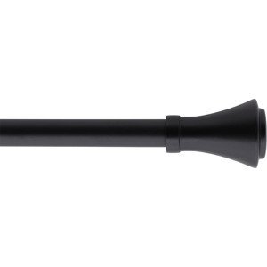 Kovová roztažitelná garnýž BRASSERIE černá mat 120-210 cm Ø 19 mm Mybesthome