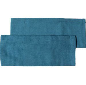 Set 2 kusy bavlněných utěrek WAFFLE modrá 100% bavlna 50x70 cm MyBestHome 2 kusy v balení Cena za 2 kusy