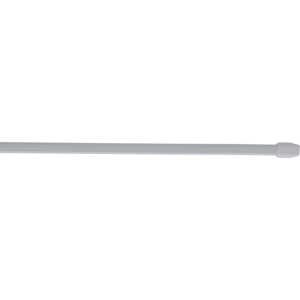 Vitrážová tyč - vitrážka 2 kusy OVAL SHAPE bílá 50-80 cm Ø 5 mm Mybesthome Cena je za 2 kusy + 4 ks samolepících háčků.