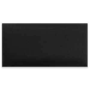 Čalouněný nástěnný panel 50x30 cm černá MyBestHome