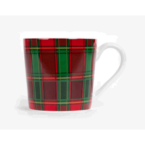 Vánoční hrnek | TARTAN | červená/zelená | 0,35 l | 719844