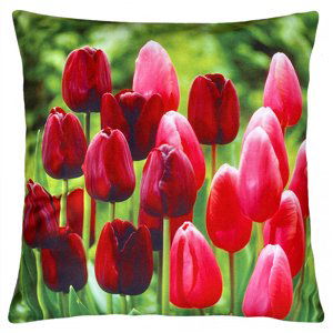 Dekorační polštář TULIPS III. 40x40 cm Mybesthome Varianta: Povlak na polštář, 40x40 cm