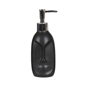 Koupelnový keramický set CLINT černá Mybesthome název: dávkovač na mýdlo