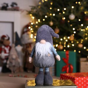 Vánoční skřítek | ERRKI | šedý s teleskopickými nohami | 78 cm | 800936 Homla