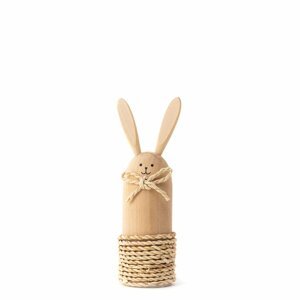 Velikonoční figurka | LINGEN | dřevěný zajíček | 11 cm | ES23 844732 Homla