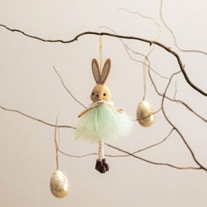Velikonoční přívěsek | BALLERINA | modrý králík | 17 cm | ES23 847030