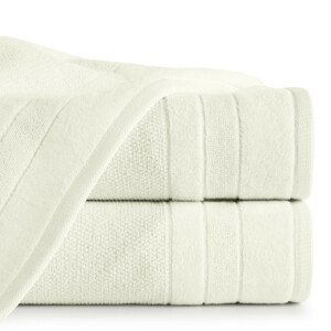 Bavlněný froté ručník s proužky LINNA 50x90 cm, krémová, 500 gr Mybesthome
