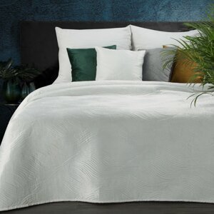 Luxusní přehoz na postel RIOS bílá 220x240 cm Mybesthome
