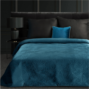 Přehoz na postel MUZZA modrá 220x240 cm Mybesthome
