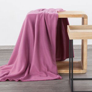 Flísová deka POLÁRKA růžová 150x200 cm Mybesthome