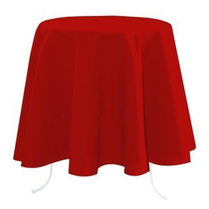 Kulatý ubrus na stůl NELSON červená, Ø 180 cm France