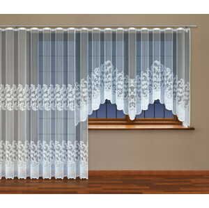 Dekorační žakárová záclona s řasící páskou RENDY 160 bílá 300x160 cm MyBestHome