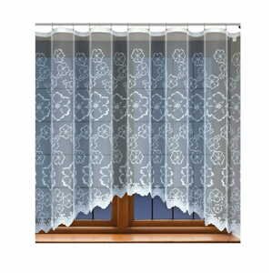 Dekorační žakárová záclona s řasící páskou DENI 150 bílá 300x150 cm MyBestHome