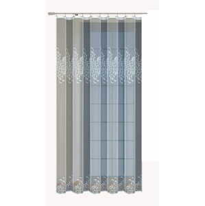 Dekorační žakárová záclona s řasící páskou ALWI 250 bílá 200x250 cm MyBestHome