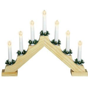 -HOMESTYLING HOMESTYLING Vánoční dekorace 7 svíček LED přírodní na baterie KO-AX8000180