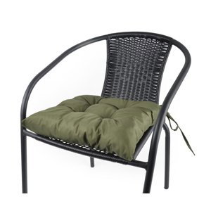 Zahradní prošívaný podsedák na židli TRENTO color zelená 42x42 cm Mybesthome