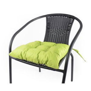 Zahradní prošívaný podsedák na židli TRENTO color limetka 42x42 cm Mybesthome