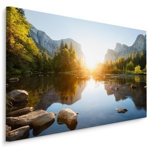 Plátno Východ Slunce V Yosemitském Údolí Varianta: 100x70