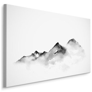MyBestHome BOX Plátno Hory Malované Akvarelem Varianta: 70x50