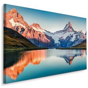 Plátno Jezero Ve Švýcarských Alpách Varianta: 120x80