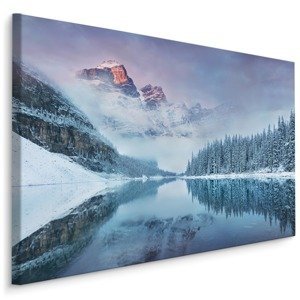 Plátno 3D Zimní Horská Krajina Varianta: 100x70