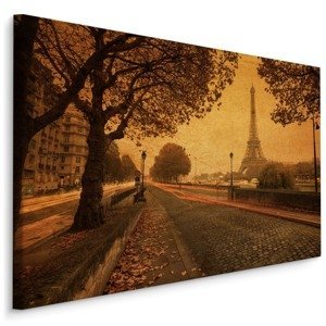 Plátno Vintage Ulice Paříže Varianta: 100x70