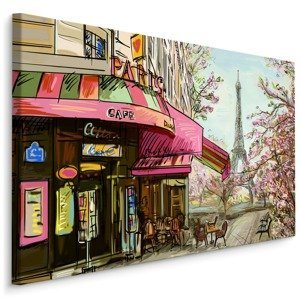 Plátno Pařížská Kavárna Varianta: 100x70